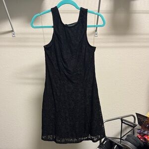 Speechless Black Lace Mini Dress